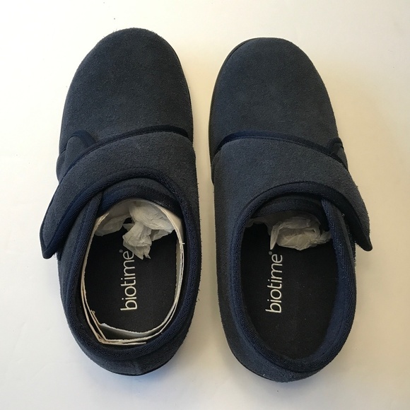 Brand new Biotime Women’s Slippers Navy Therapeutic Comfy Cozy Size 5 - Picture 6 of 7